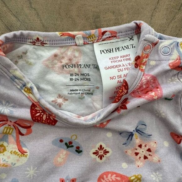 Posh Peanut Long Sleeve Twirl Dress Holly Sz 18-24 - Picture 3 of 4